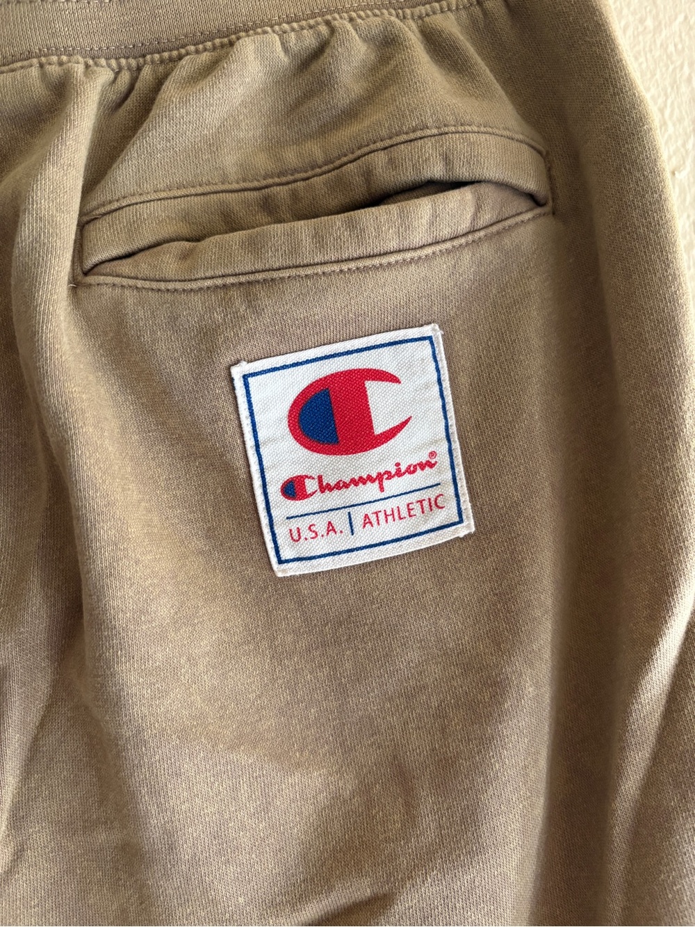 Men’s Champion Loose Cargo Jogger Khaki Green